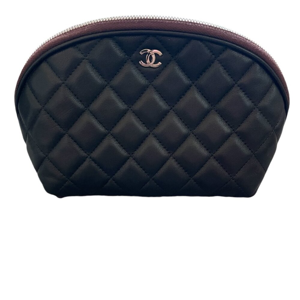 Chanel Quilted Cosmetic Case